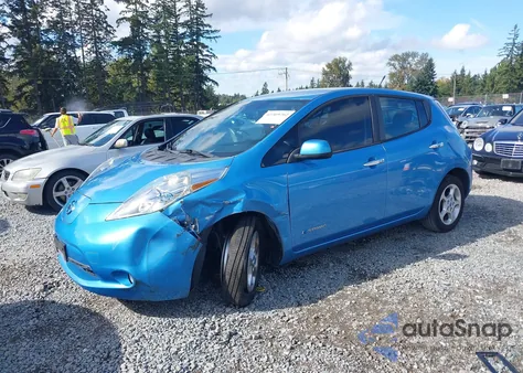 2013 Nissan Leaf Sv from USA, damaged, VIN 1N4AZ0CP4DC407719